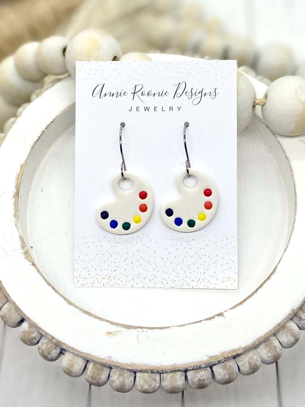 Art Palette Polymer clay earrings